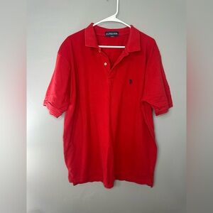 U.S. Polo Assn. Vibrant Red Men's Polo Shirt